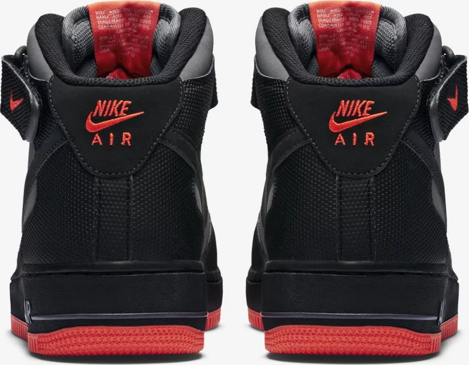 Air Force 1 Mid '07 'Dark Grey Crimson' 315123-031 - Image 7