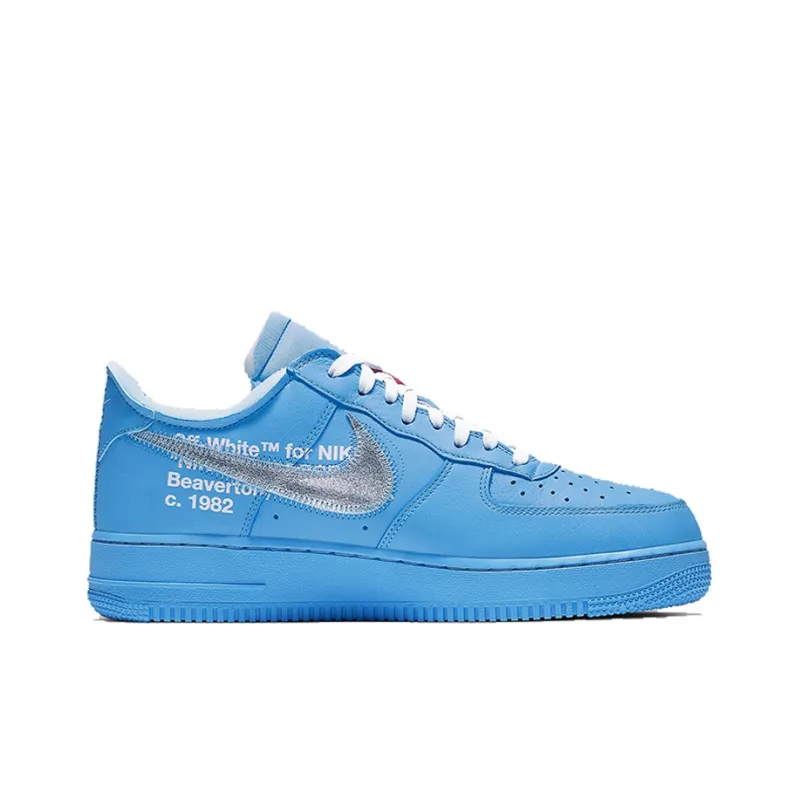 Air Force 1 Low Off-White MCA University Blue Shoes - Image 2