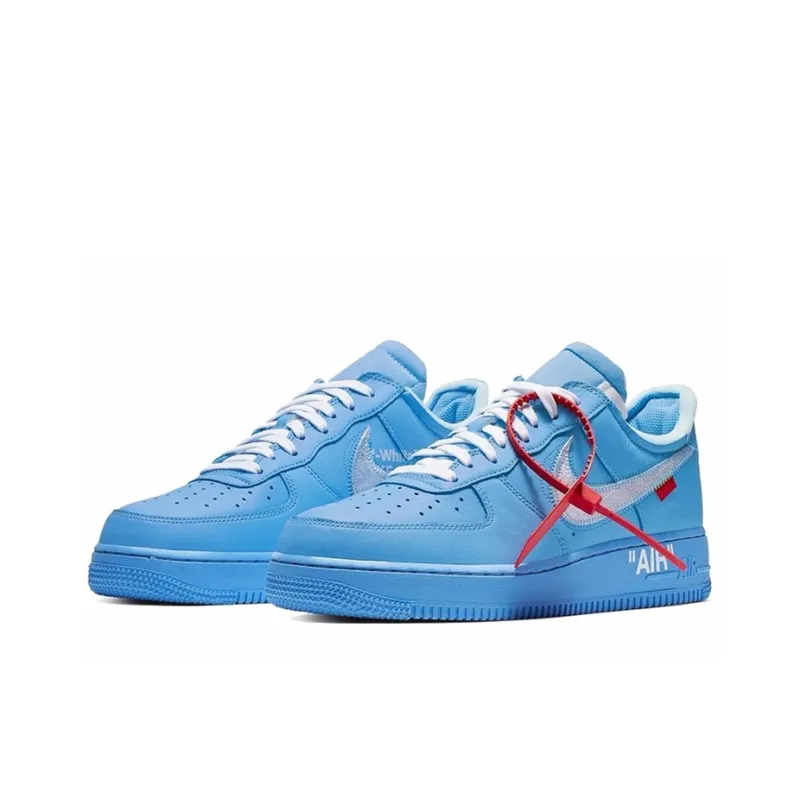 Air Force 1 Low Off-White MCA University Blue Shoes - Image 3