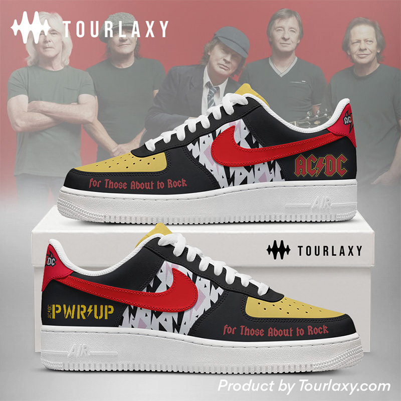 ACDC Rock Band V3 AF1 Shoes - Tourlaxy