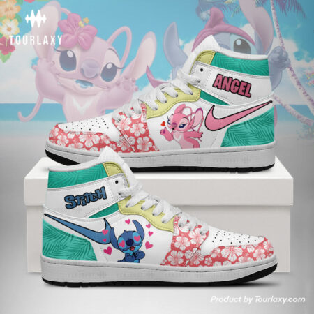 Aloha Summer - Lilo & Stitch J1 Shoes Tourlaxy