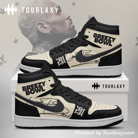 Black Breezy - Chris Brown J1 Shoes