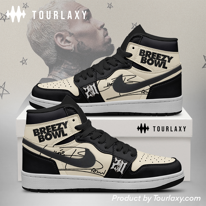 Black Breezy - Chris Brown J1 Shoes