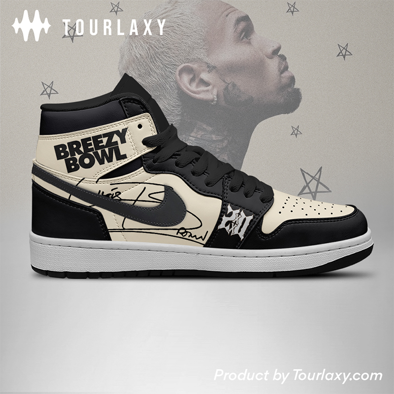 Black Breezy - Chris Brown J1 Shoes - Image 3