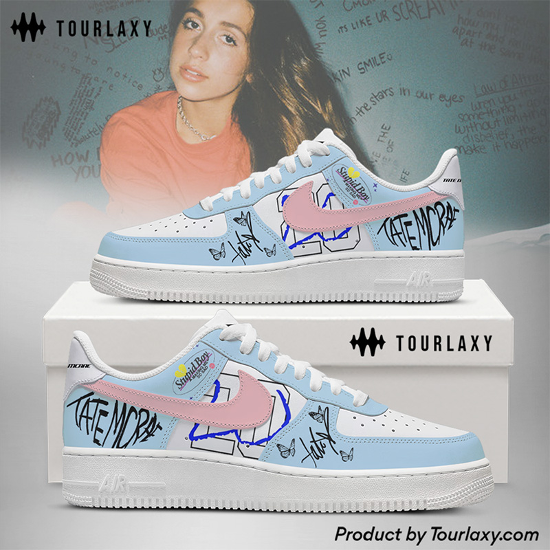 Blue - Tate Mcrae AF1 Shoes for True Fan