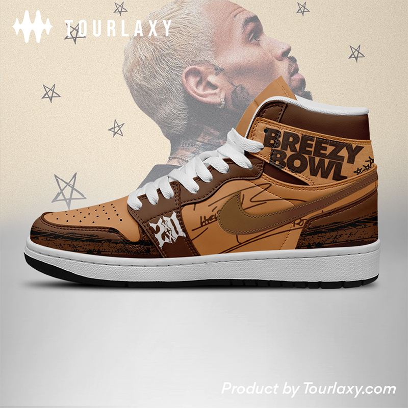 Breezy Bowl Brown - Chris Brown J1 Shoes - Image 2