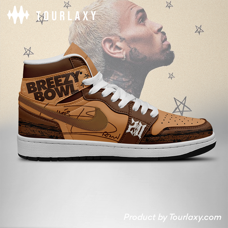 Breezy Bowl Brown - Chris Brown J1 Shoes - Image 3