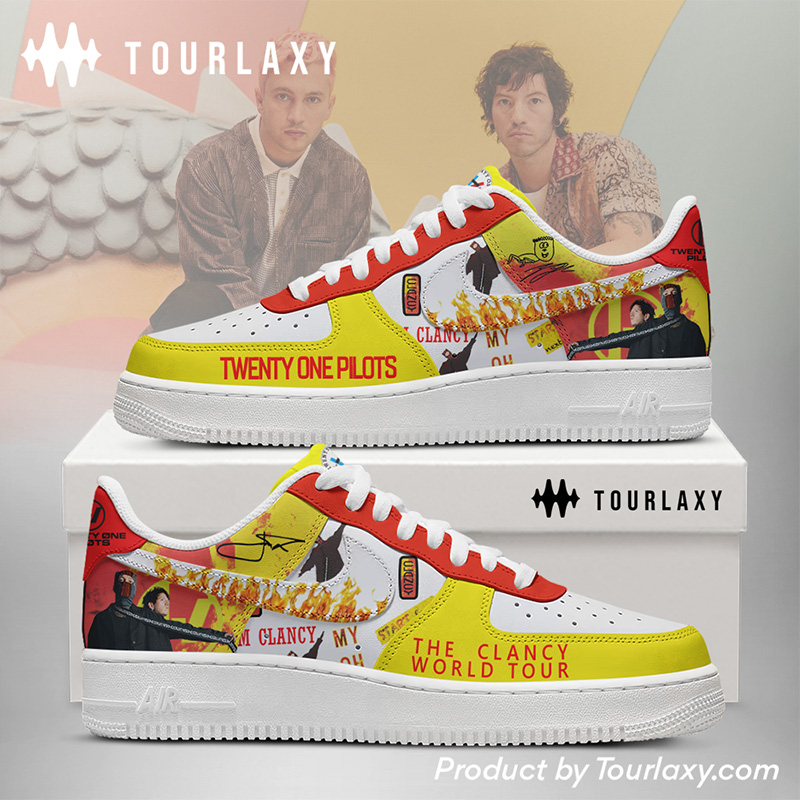 Clancy Tour 4 - Twenty One Pilots AF1 Shoes Tourlaxy