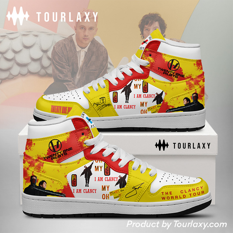 Clancy Tour 4 - Twenty One Pilots J1 Shoes Tourlaxy