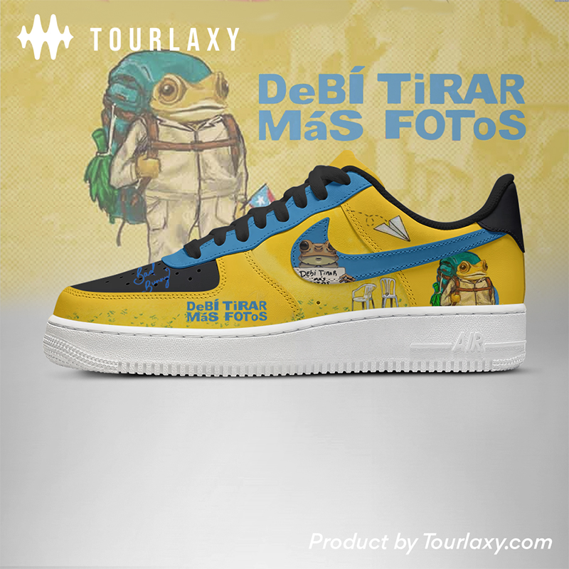 Frog Blue - Bad Bunny AF1 Shoes - Image 2