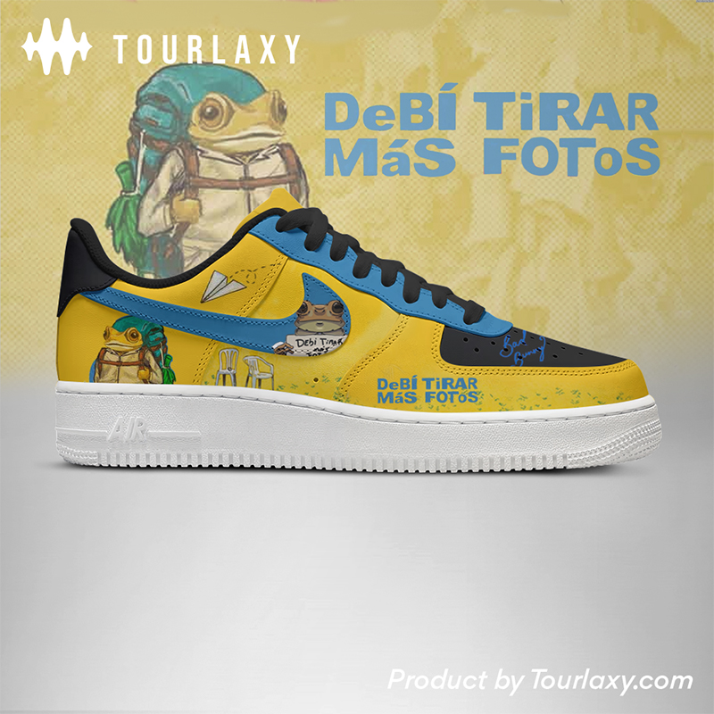 Frog Blue - Bad Bunny AF1 Shoes - Image 3