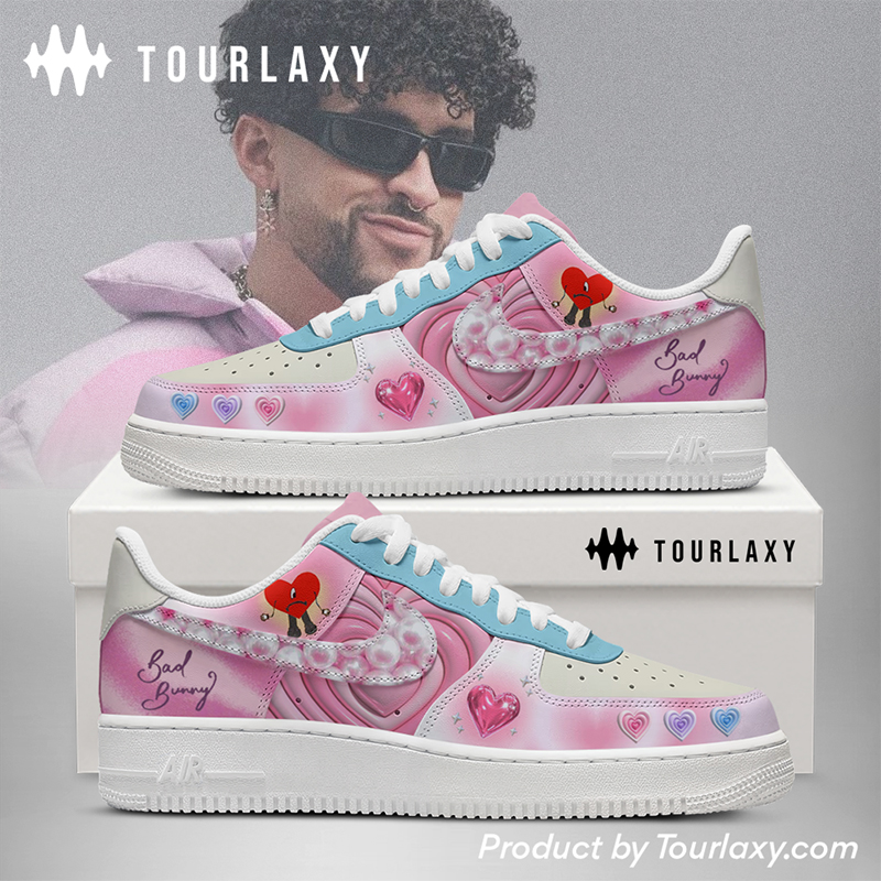 Pink - Bad Bunny AF1 Shoes