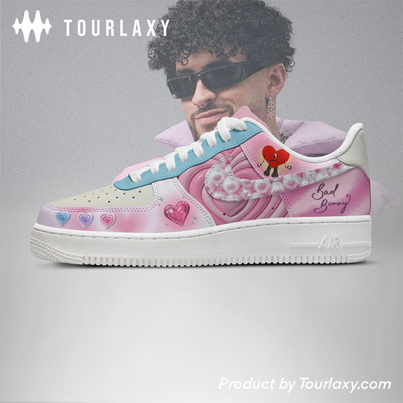 Pink - Bad Bunny AF1 Shoes - Image 2