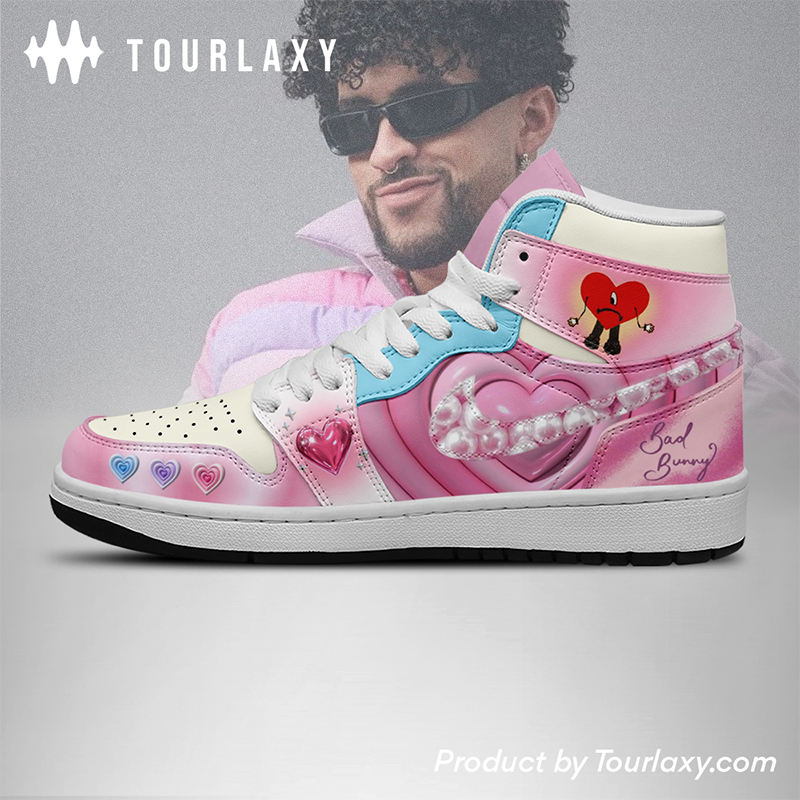 Pink - Bad Bunny J1 Shoes - Image 2