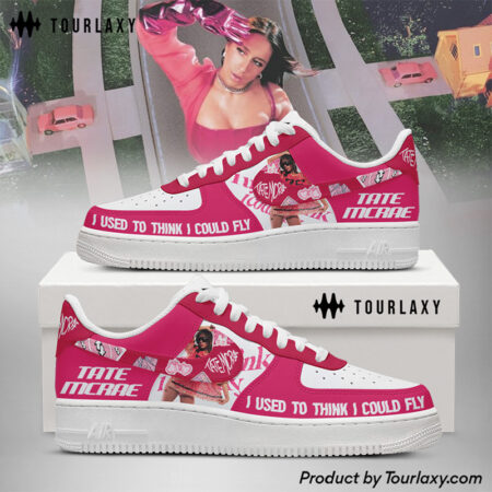Pink Tate - Tate Mcrae AF1 Shoes for True Fan