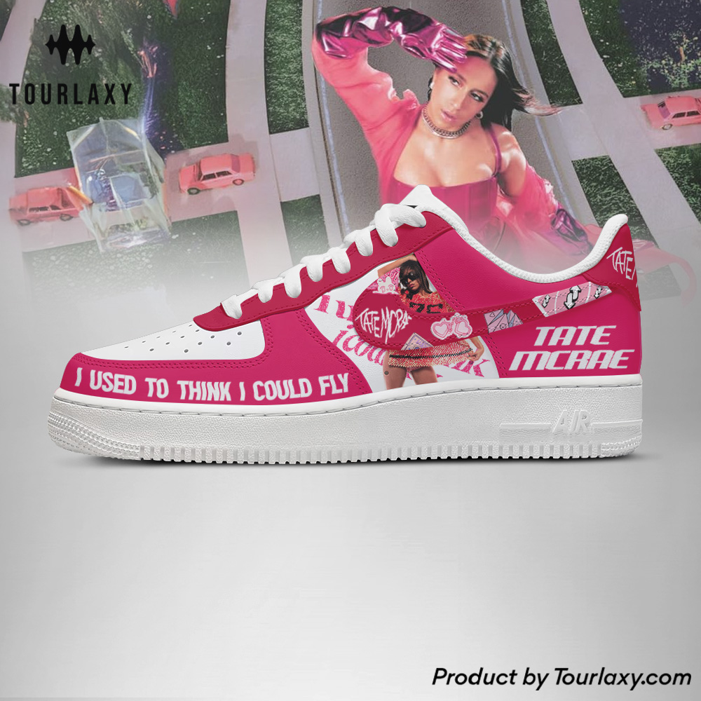 Pink Tate - Tate Mcrae AF1 Shoes for True Fan - Image 2